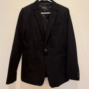 Banana Republic Long & Lean Blazer Black Women’s Size 6 Classic Tailored Look